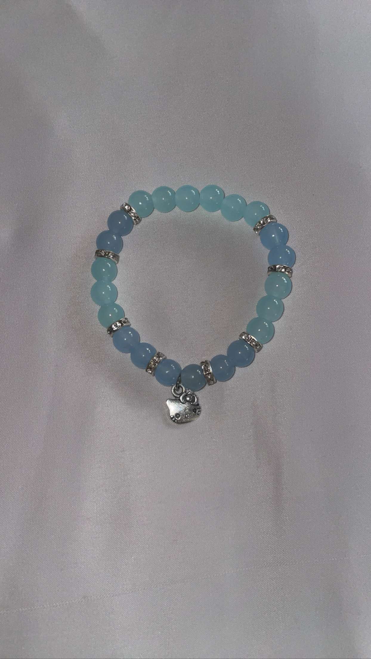 Blue hello kitty bracelet