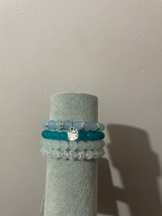 Blue hello kitty stack