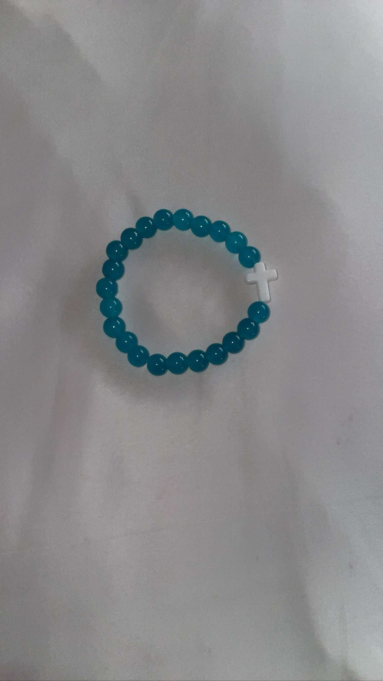 Blue Cross bracelet