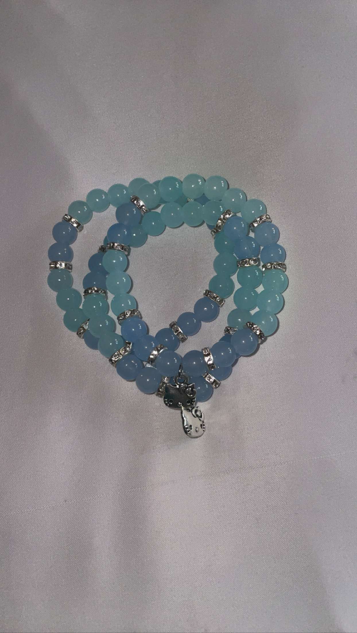 Blue hello kitty bracelet